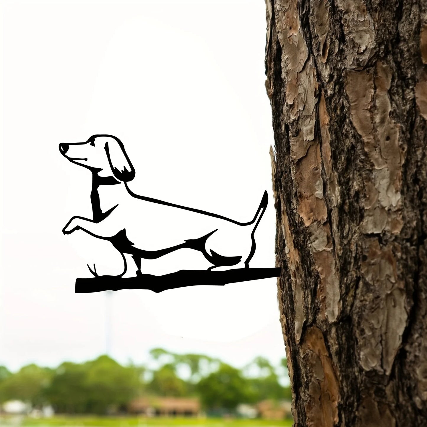 Dachshund Metal Garden Stake