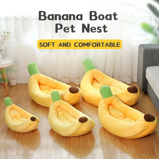 Dog Banana Boat Bed