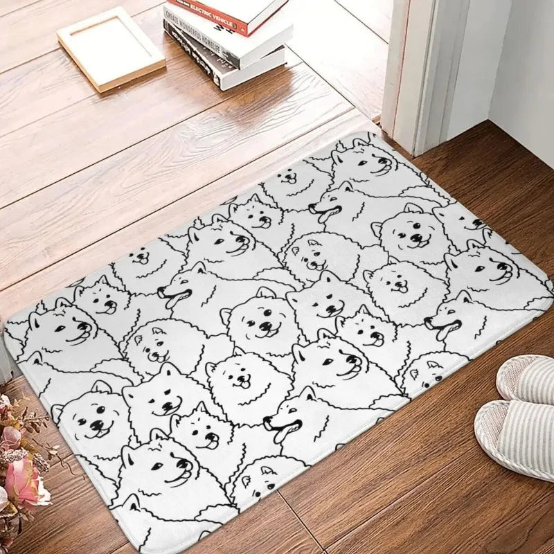 Cute Samoyed Doormat