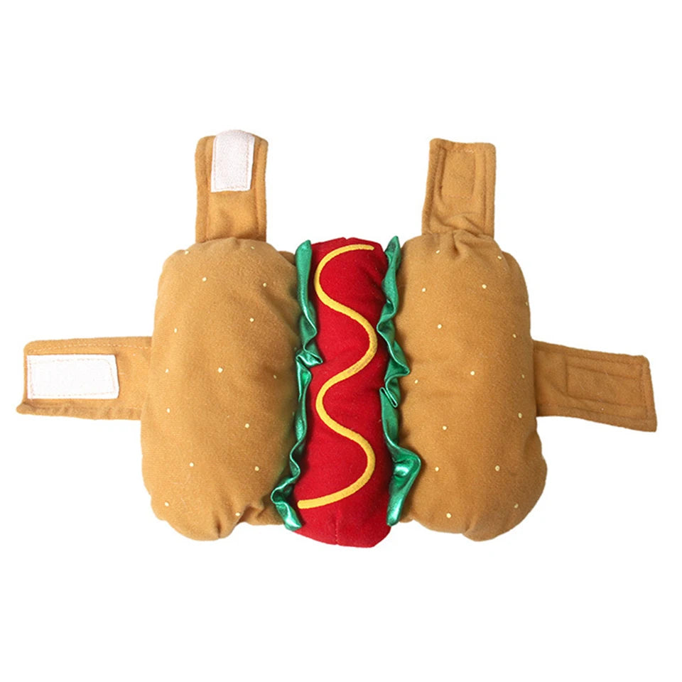 Funny Pet Hot Dog Costume