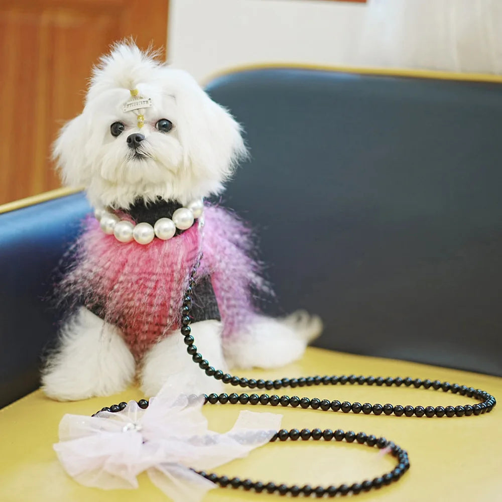 Pearl Dog Collar Necklace