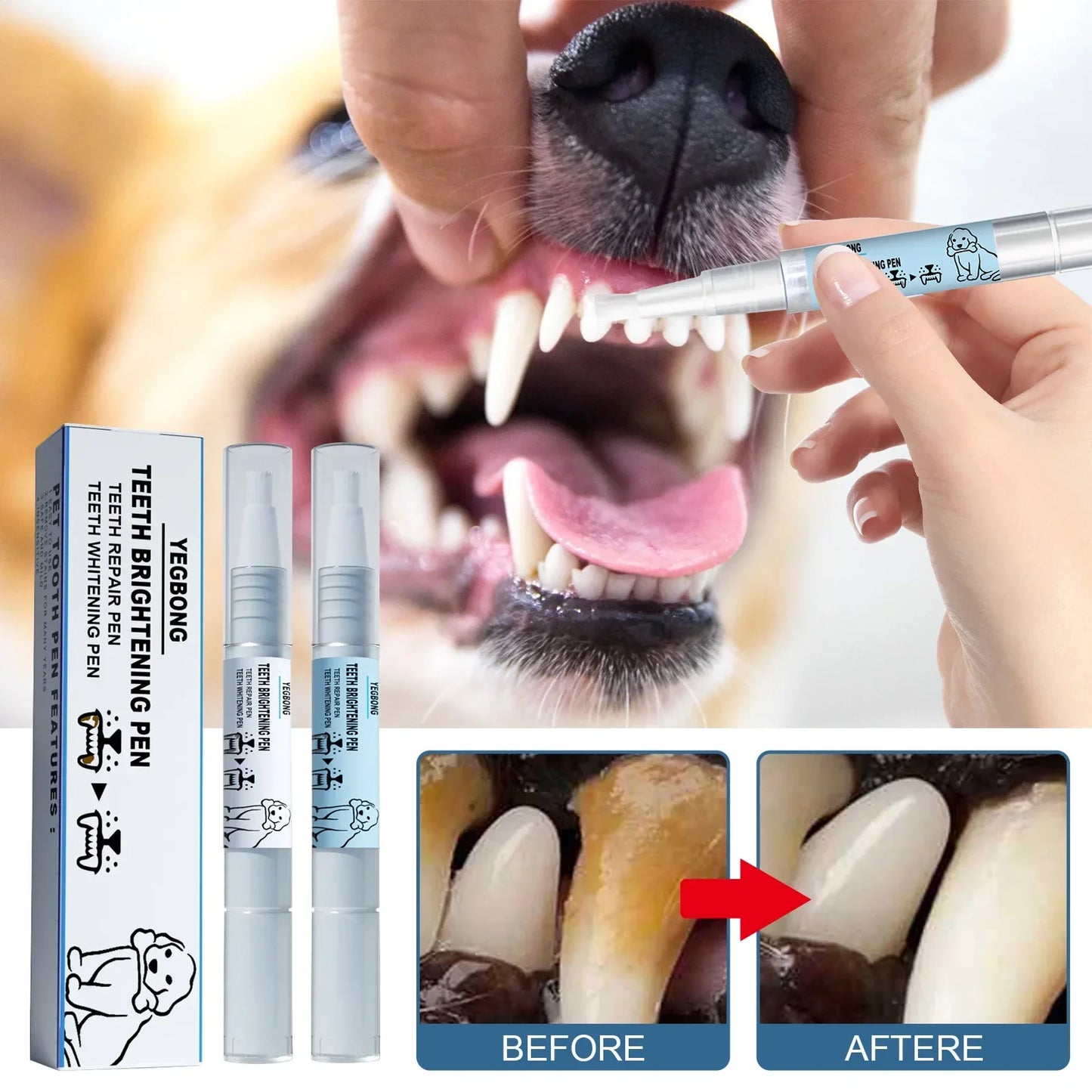 Pet Teeth Whitening Tartar Remover