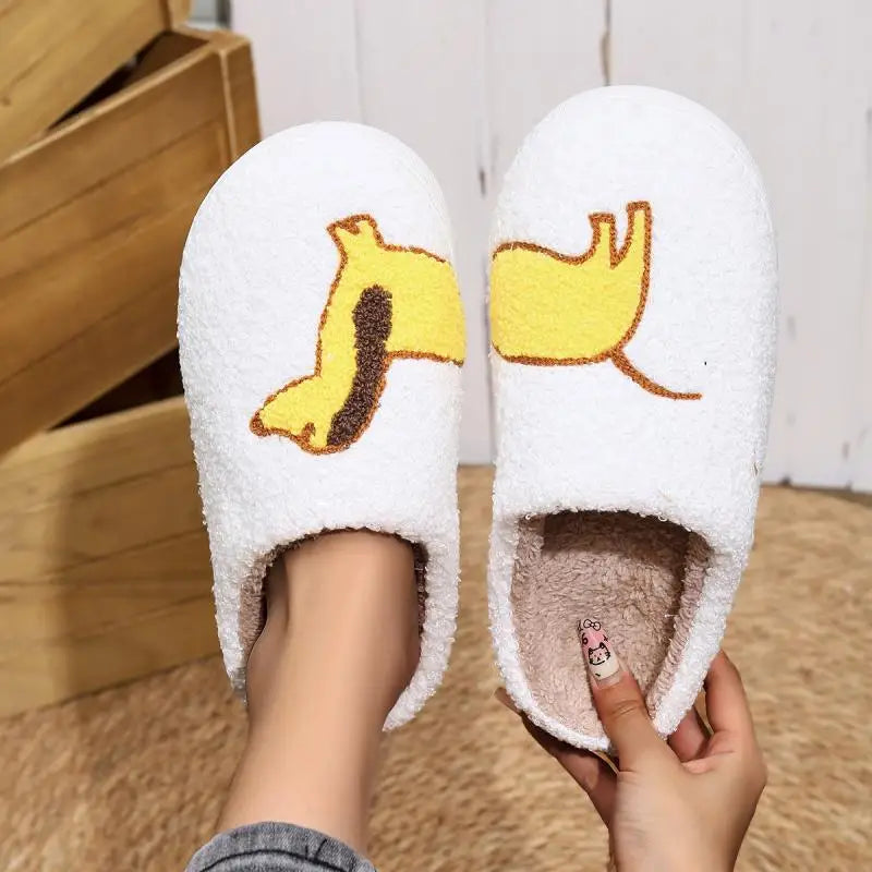 Dachshund Fluffy Indoor Slippers