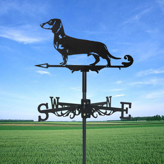 Dachshund Metal Weather Vane