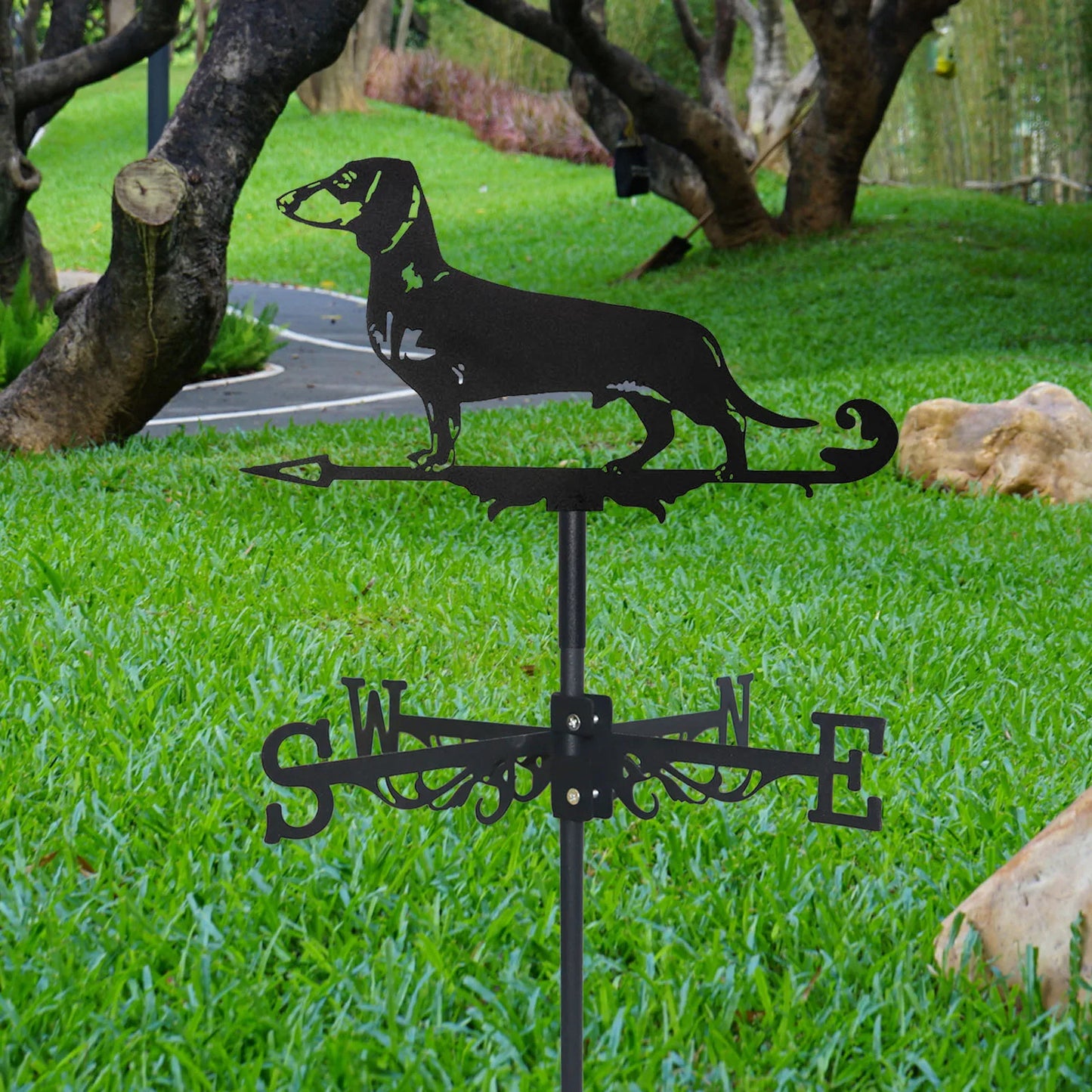 Dachshund Metal Weather Vane