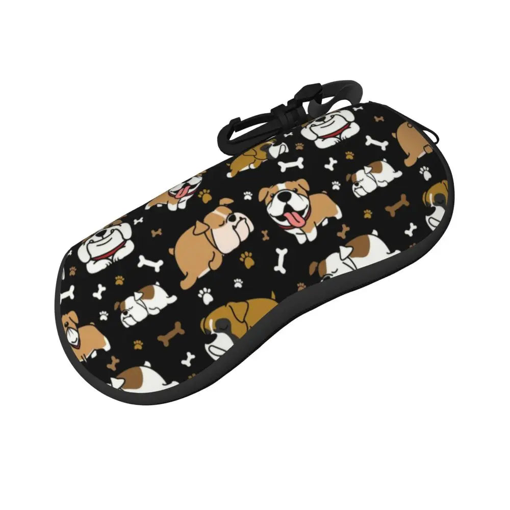 English Bulldog Eyeglasses Cases