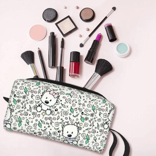 Westie Lovers Makeup Bag