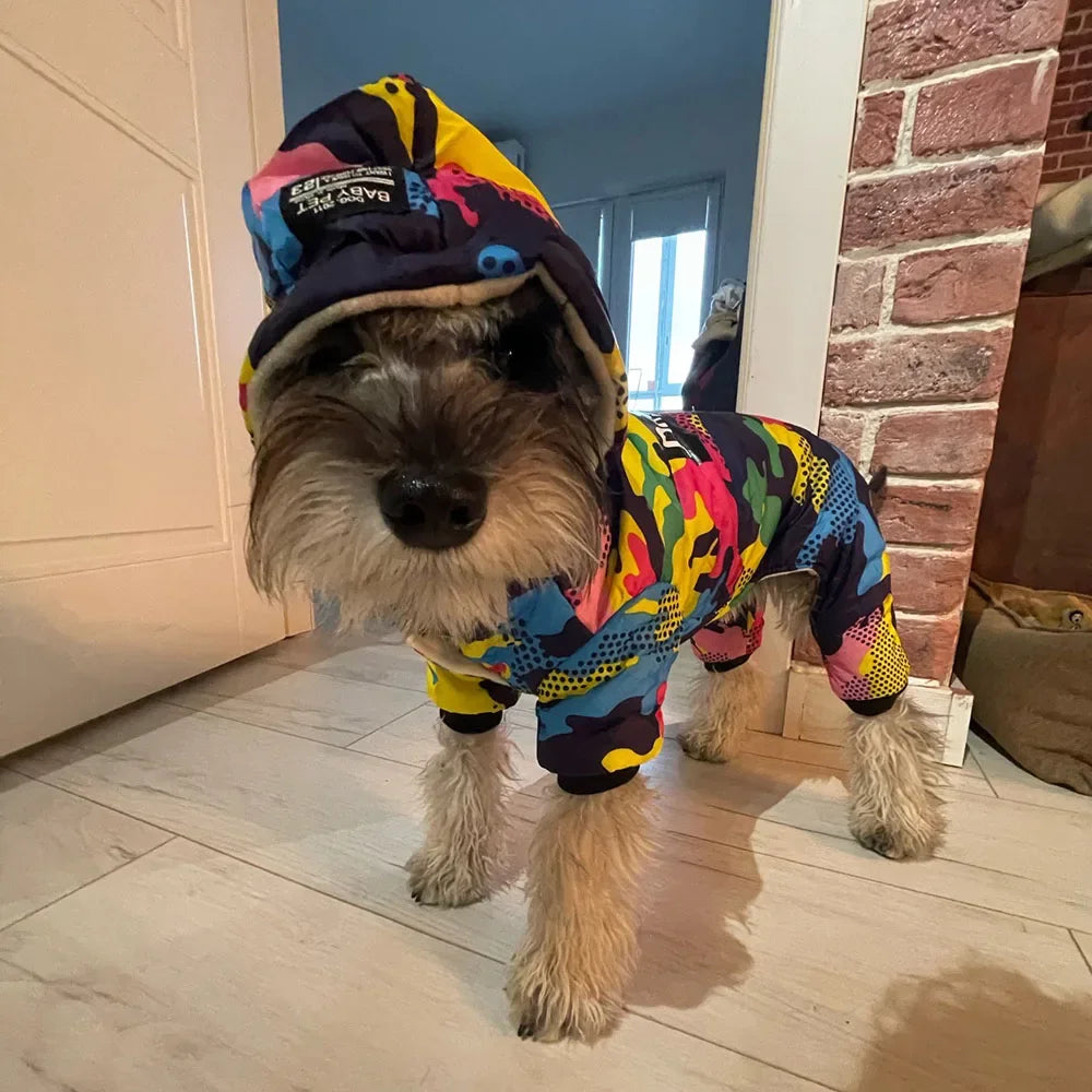 Schnauzer Warm Waterproof Snowsuit