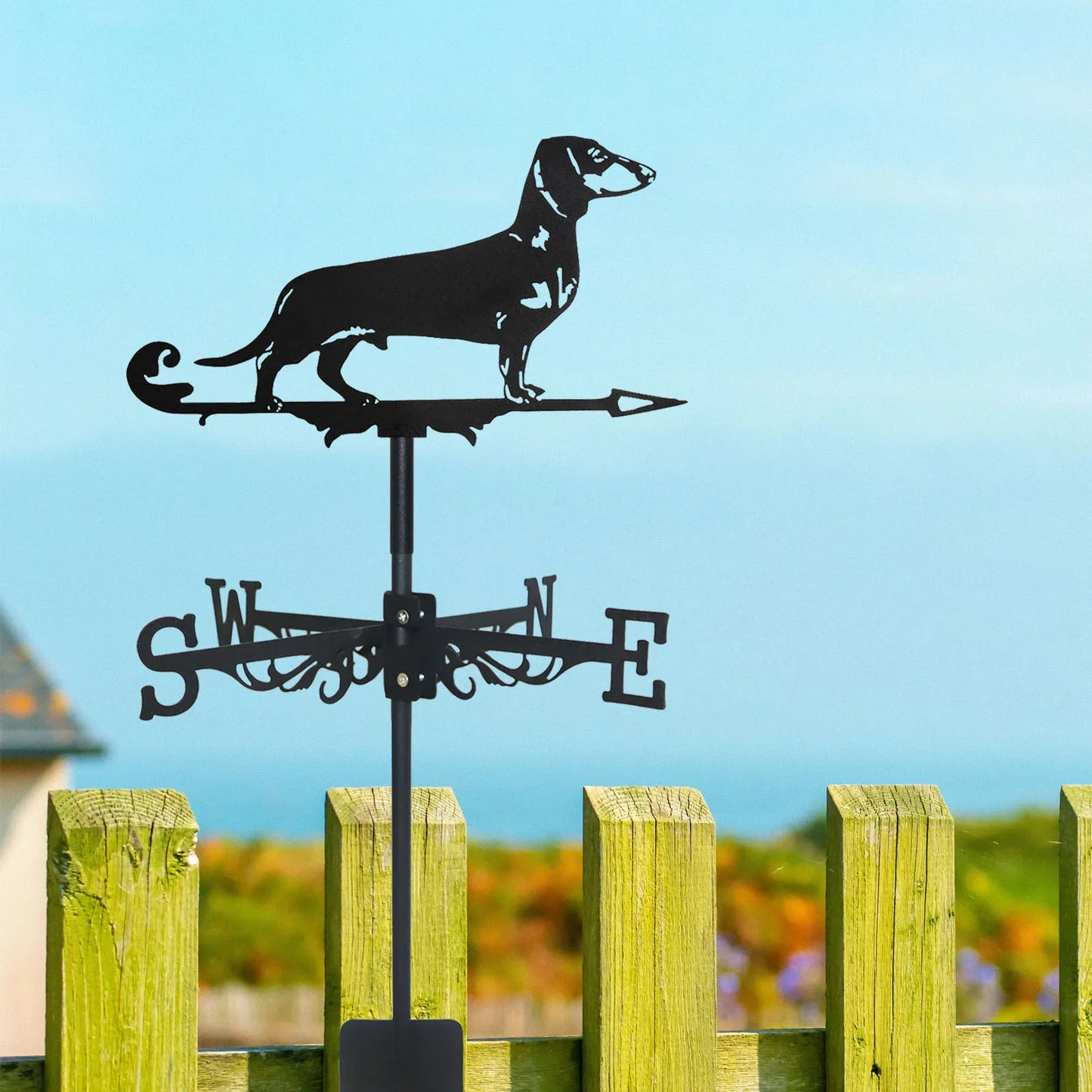 Dachshund Metal Weather Vane