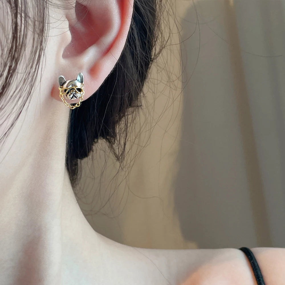 Stylish Frenchie Earrings