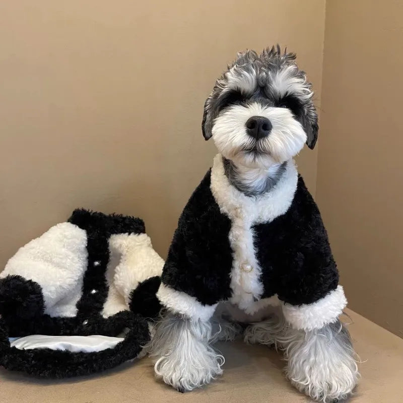 Schnauzer Winter Plush Coat