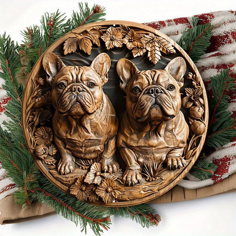 Frenchie Sculpture Wall Decor