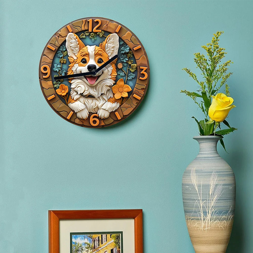 Corgi Decorative Wall Clock