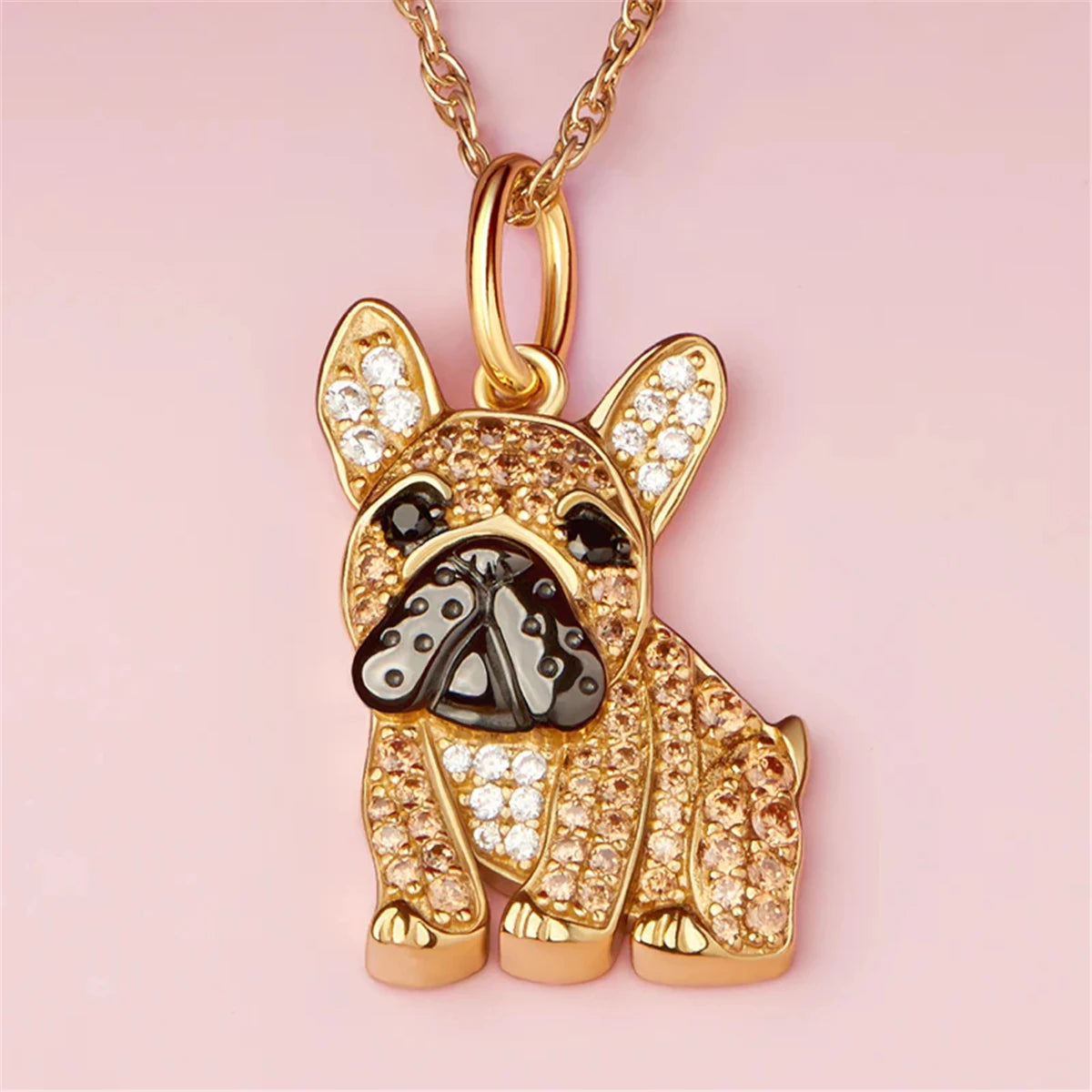 Frenchie Exquisite Pendant Necklace