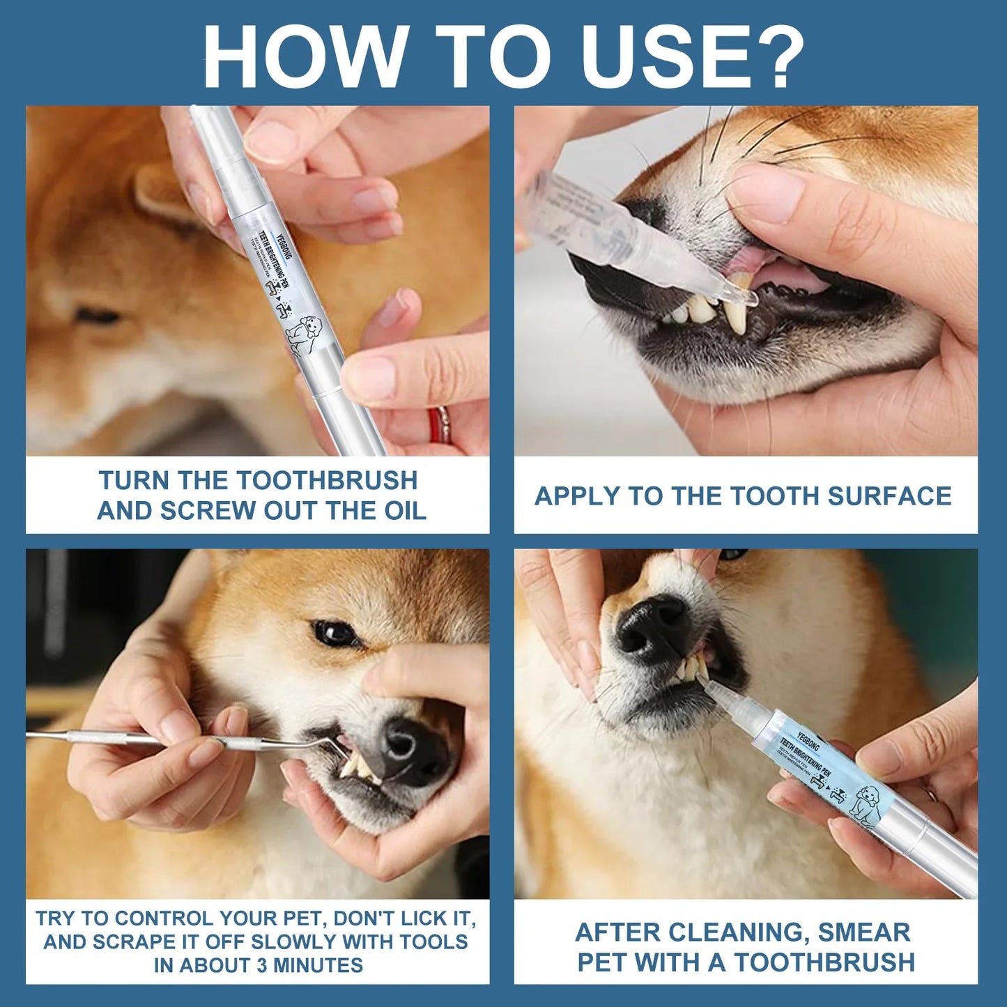 Pet Teeth Whitening Tartar Remover