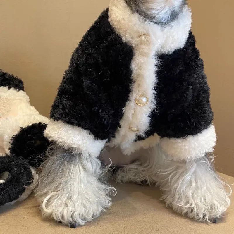 Schnauzer Winter Plush Coat