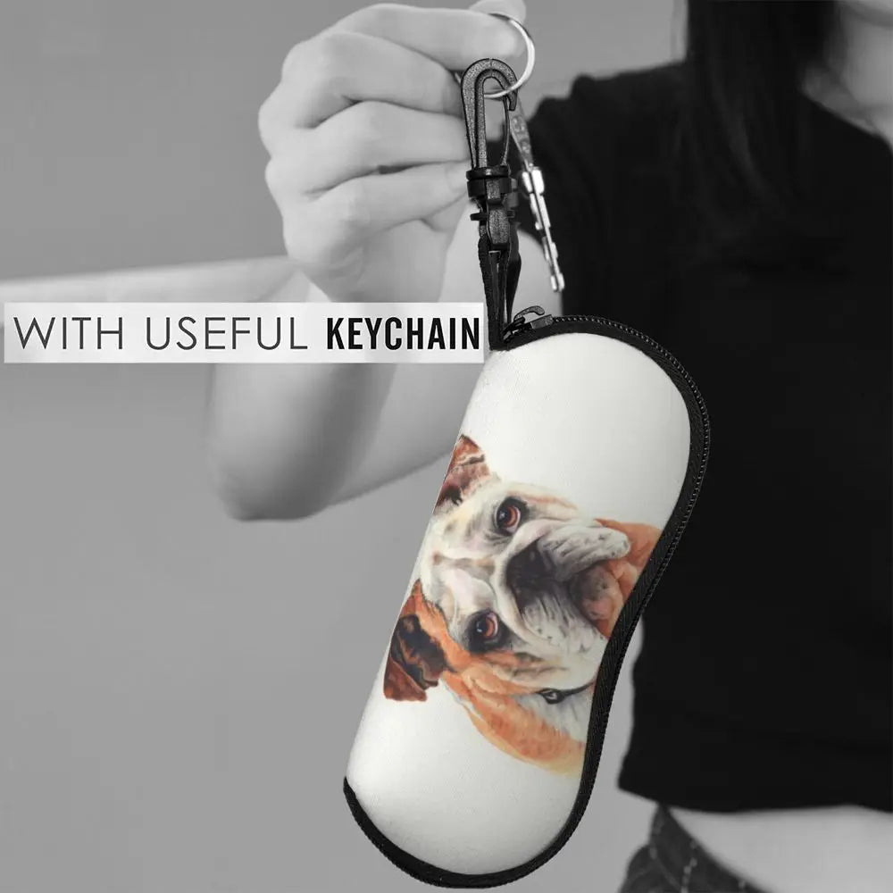 English Bulldog Eyeglasses Cases