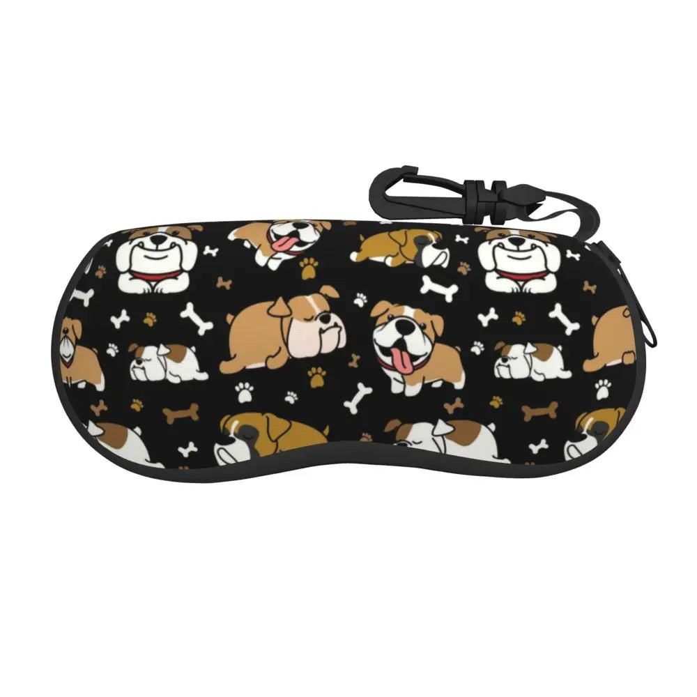 English Bulldog Eyeglasses Cases