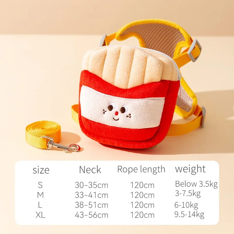 Cute Pet Backpack Harness