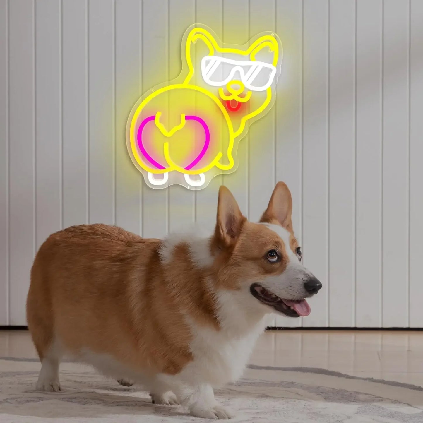 Funny Corgi Neon Sign