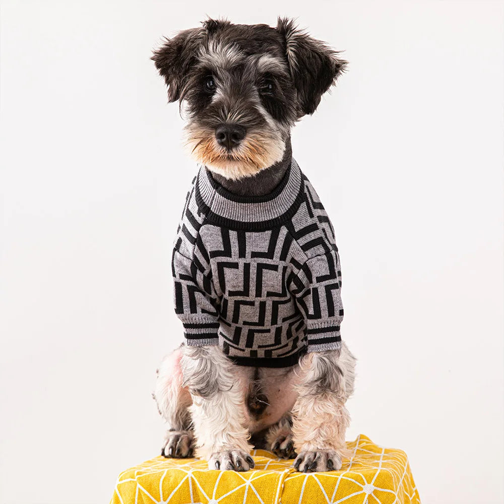 Winter Schnauzer Designer Sweater