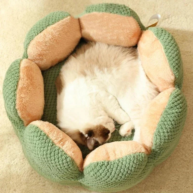 Floral Shape Pet Bed