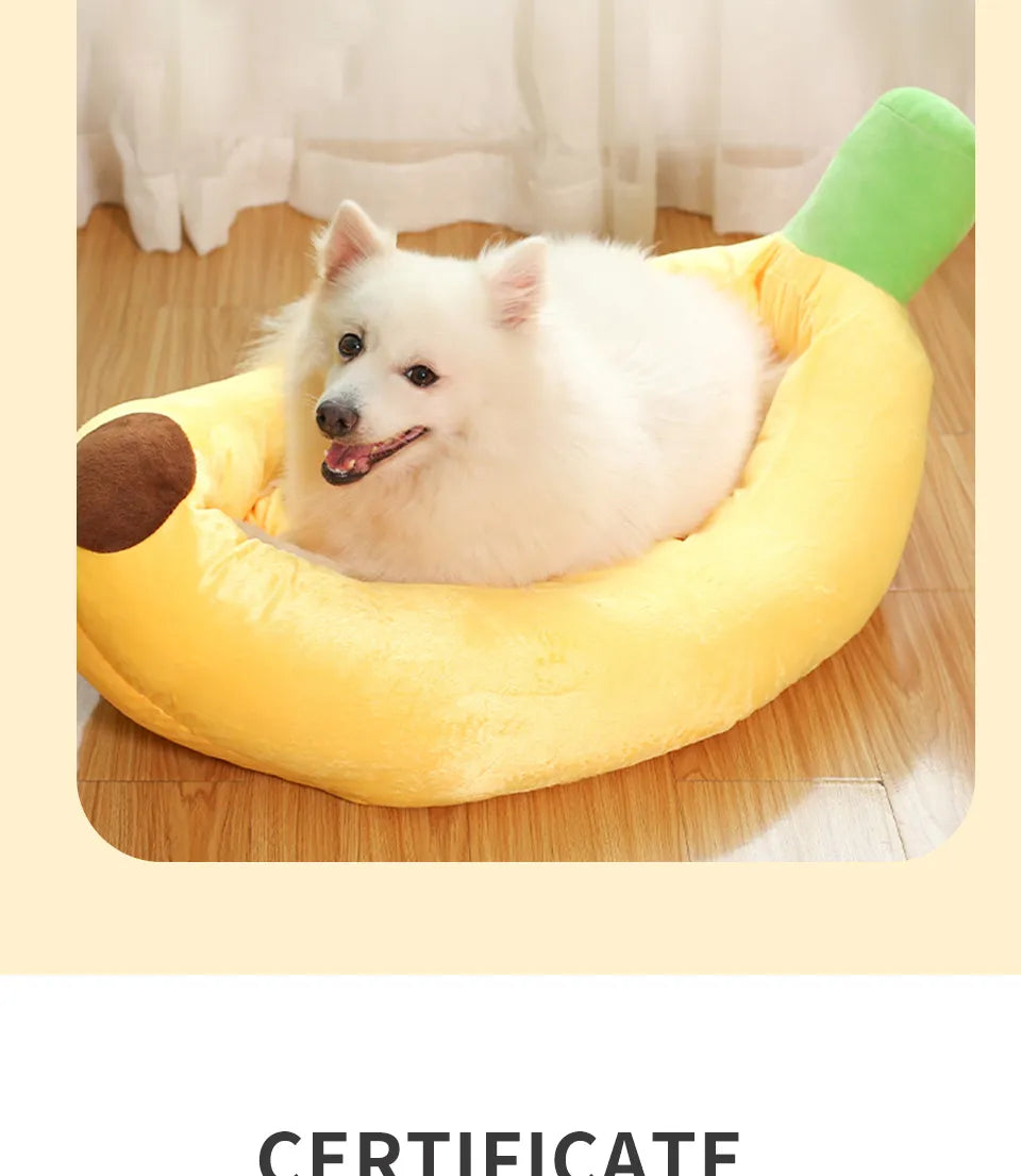 Dog Banana Boat Bed