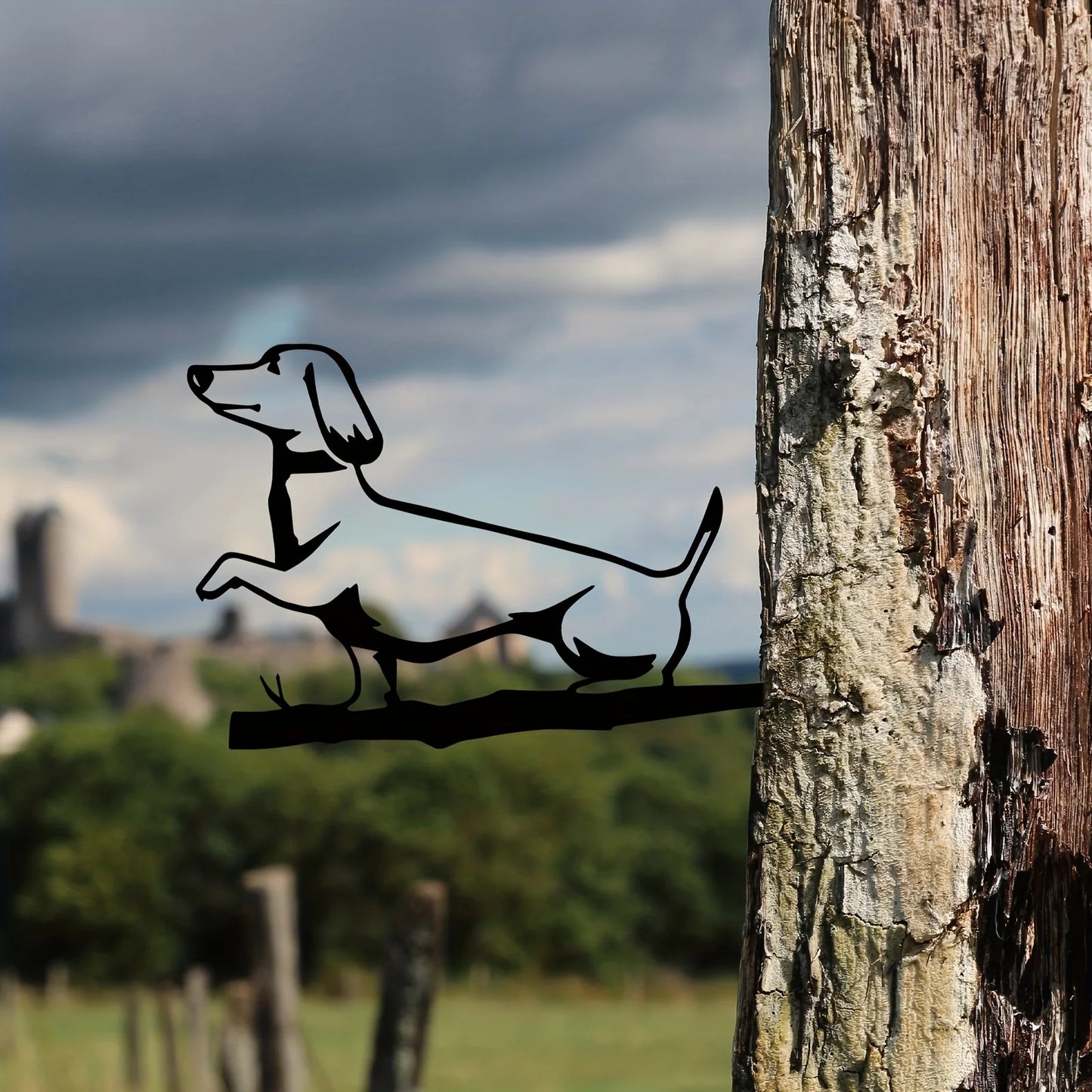 Dachshund Metal Garden Stake