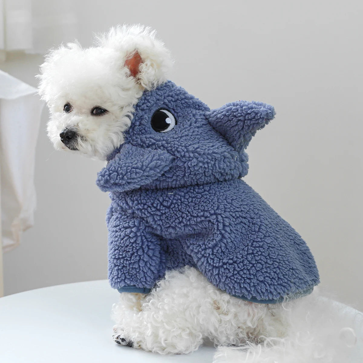 Bichon Frise Winter Cosplay Hoodie