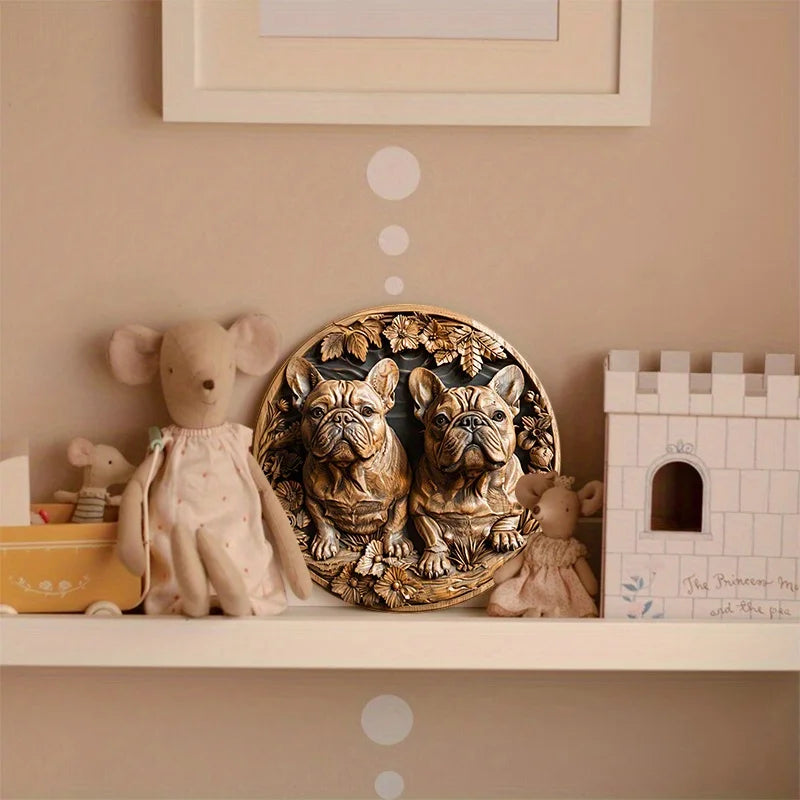 Frenchie Sculpture Wall Decor