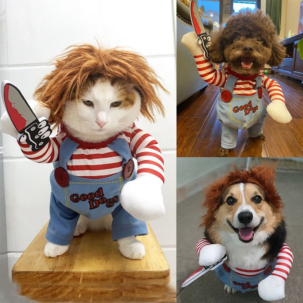 Halloween Chucky Dog Costume