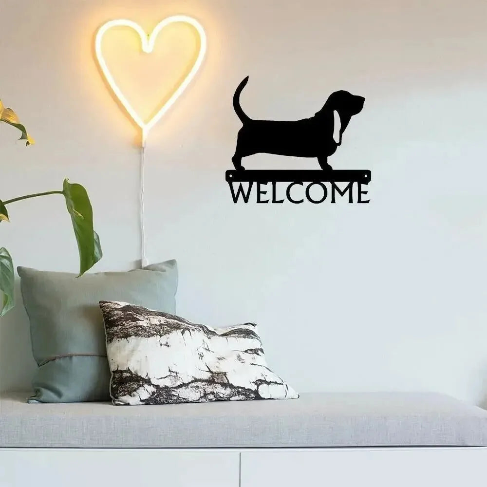 Basset Hound Welcome Home Decor