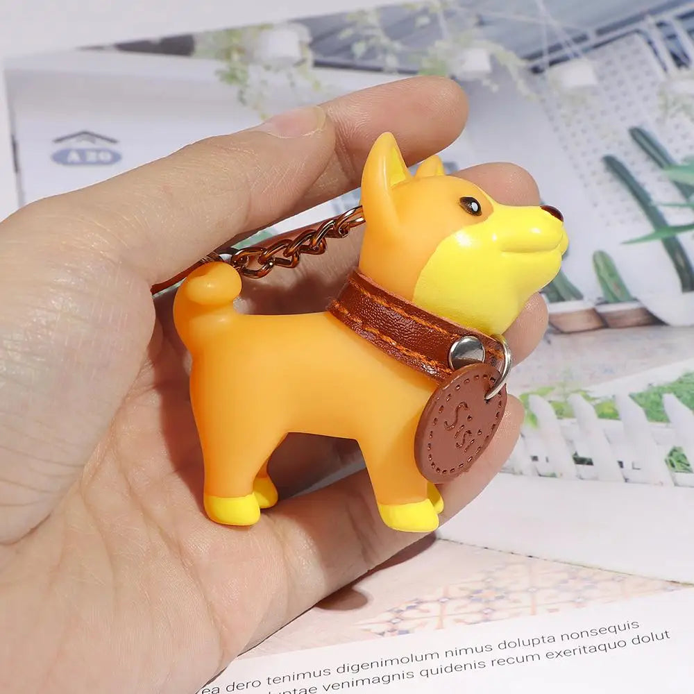 Cute Corgi Doll Keychain