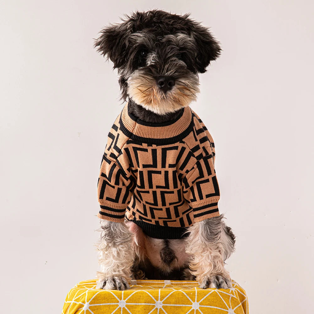 Winter Schnauzer Designer Sweater