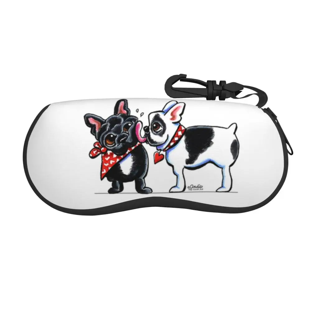 French Bulldog Eyeglasses Cases