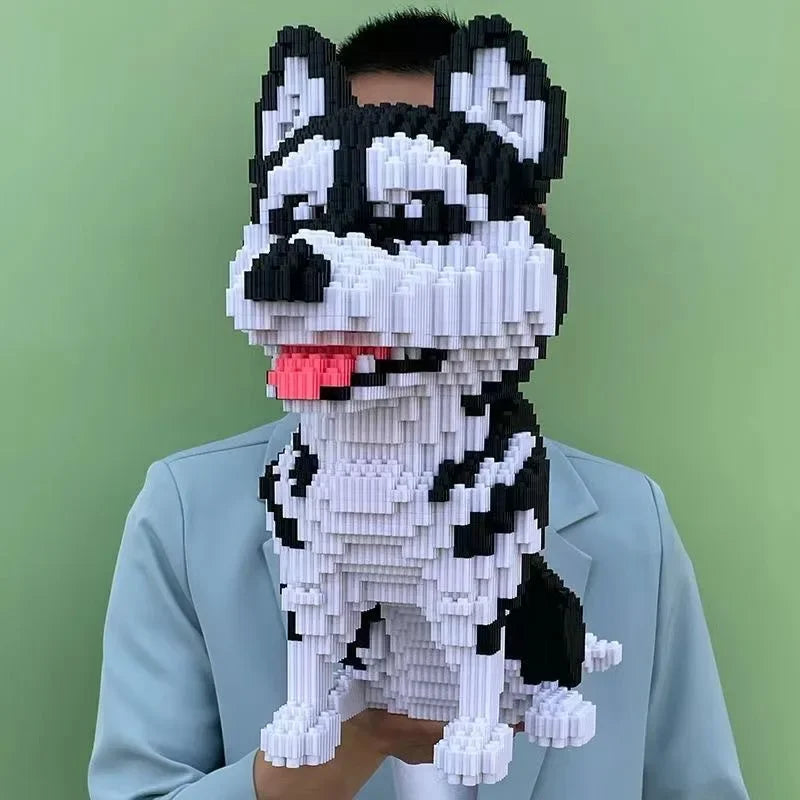 3D Husky Building Blocks Toy