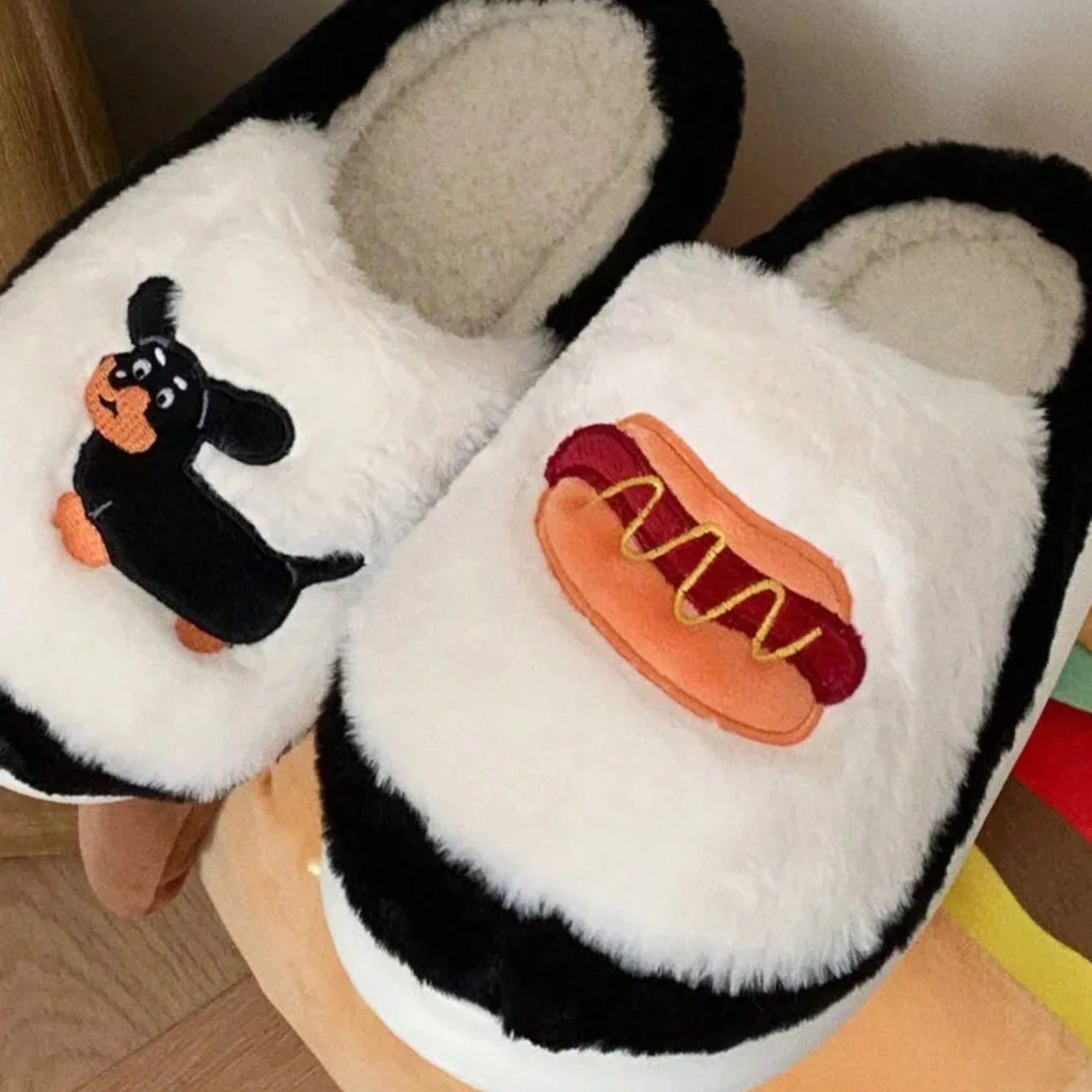 Dachshund Fluffy  Home Slipper