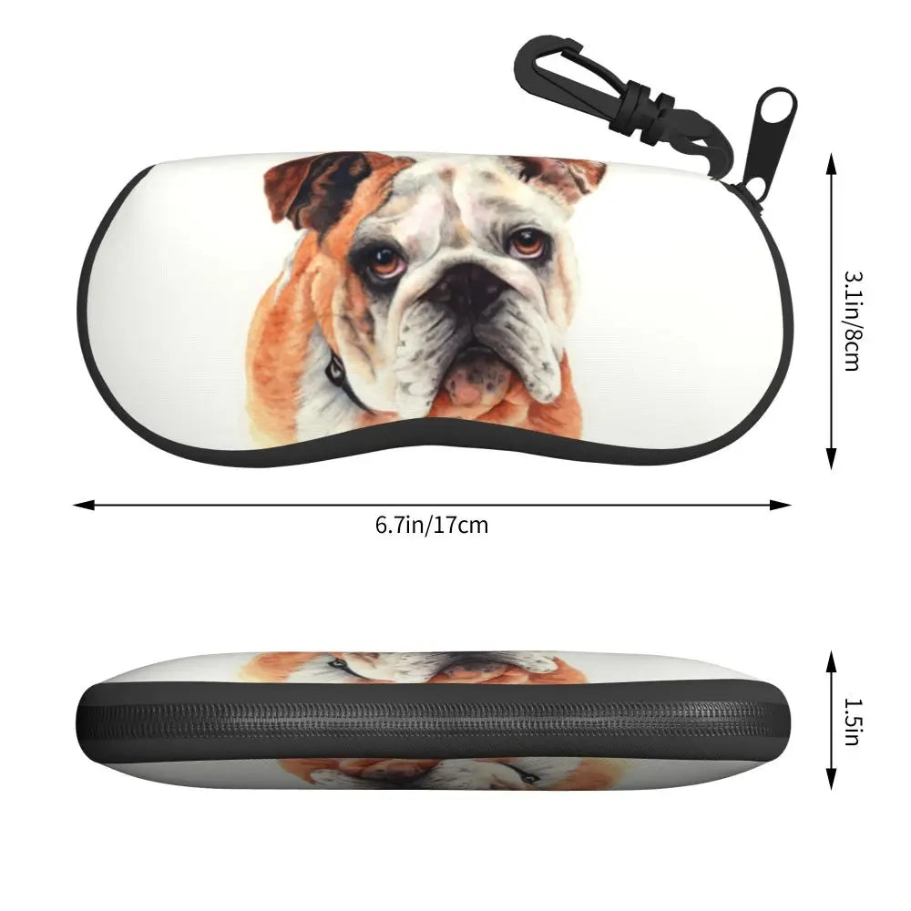 English Bulldog Eyeglasses Cases