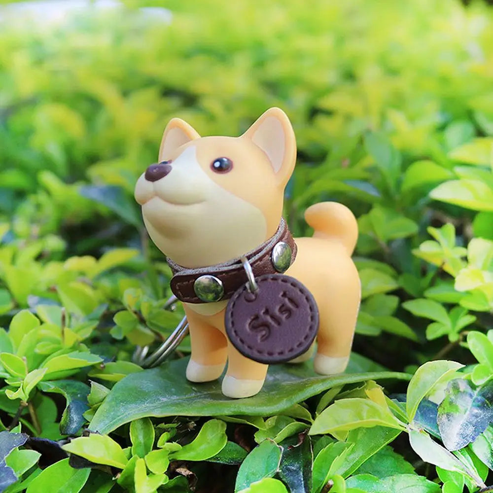 Cute Corgi Doll Keychain