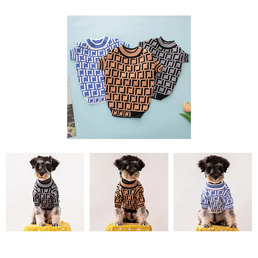 Winter Schnauzer Designer Sweater