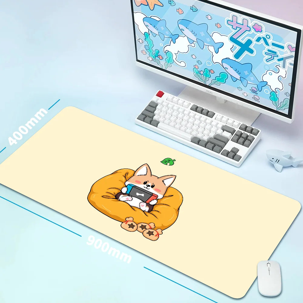 Corgi Gamer Mousepads