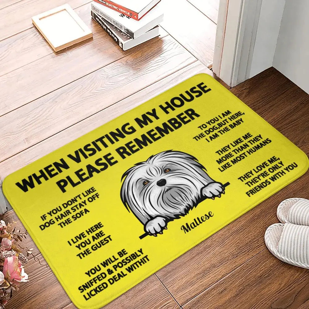 Maltese Home Rules Doormat