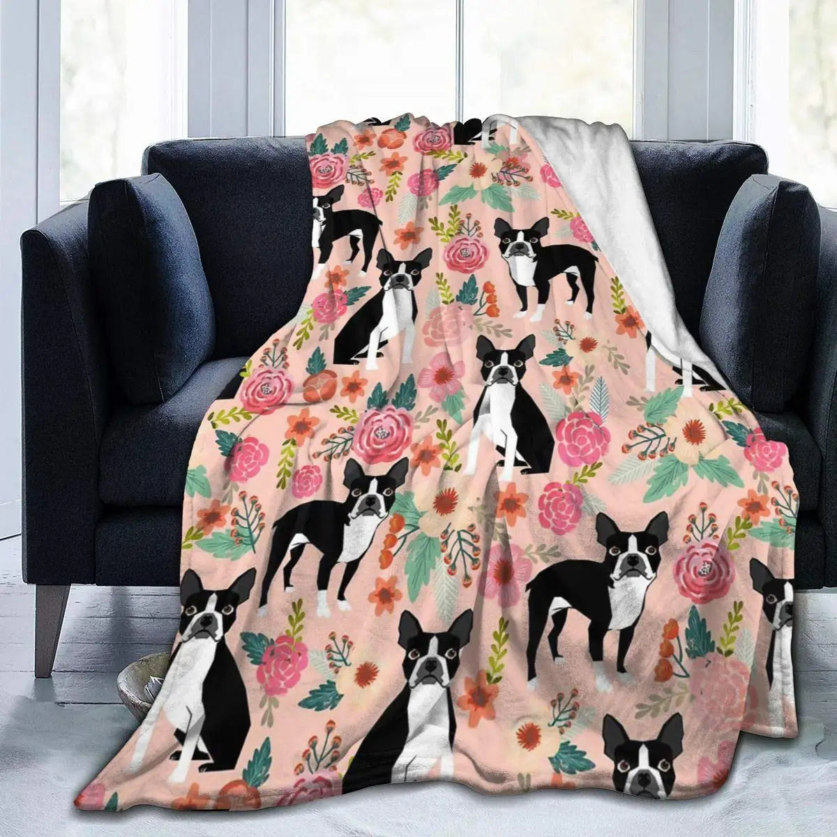 Boston Terrier Cozy Blanket