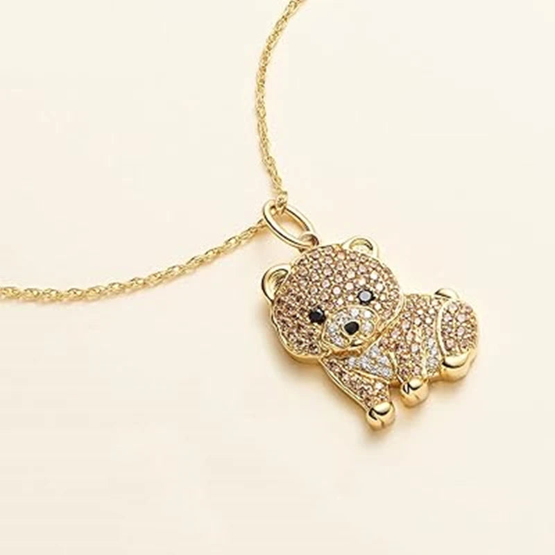 Exquisite Pomeranian Pendant Necklace