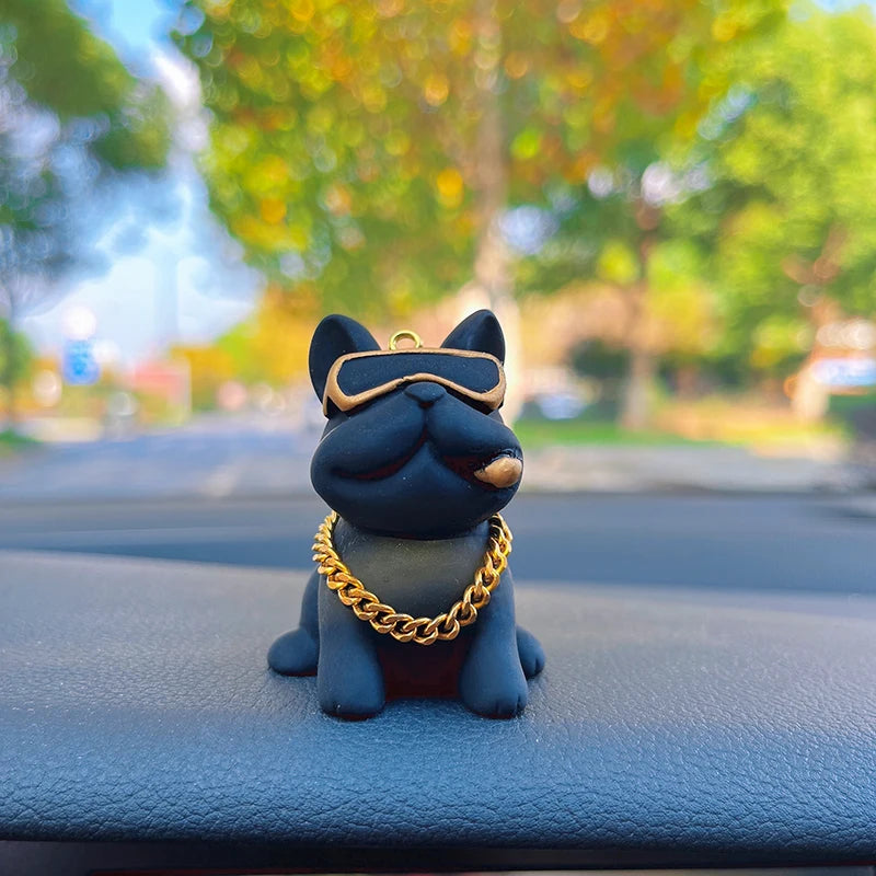 French Bulldog Car Interior Decor