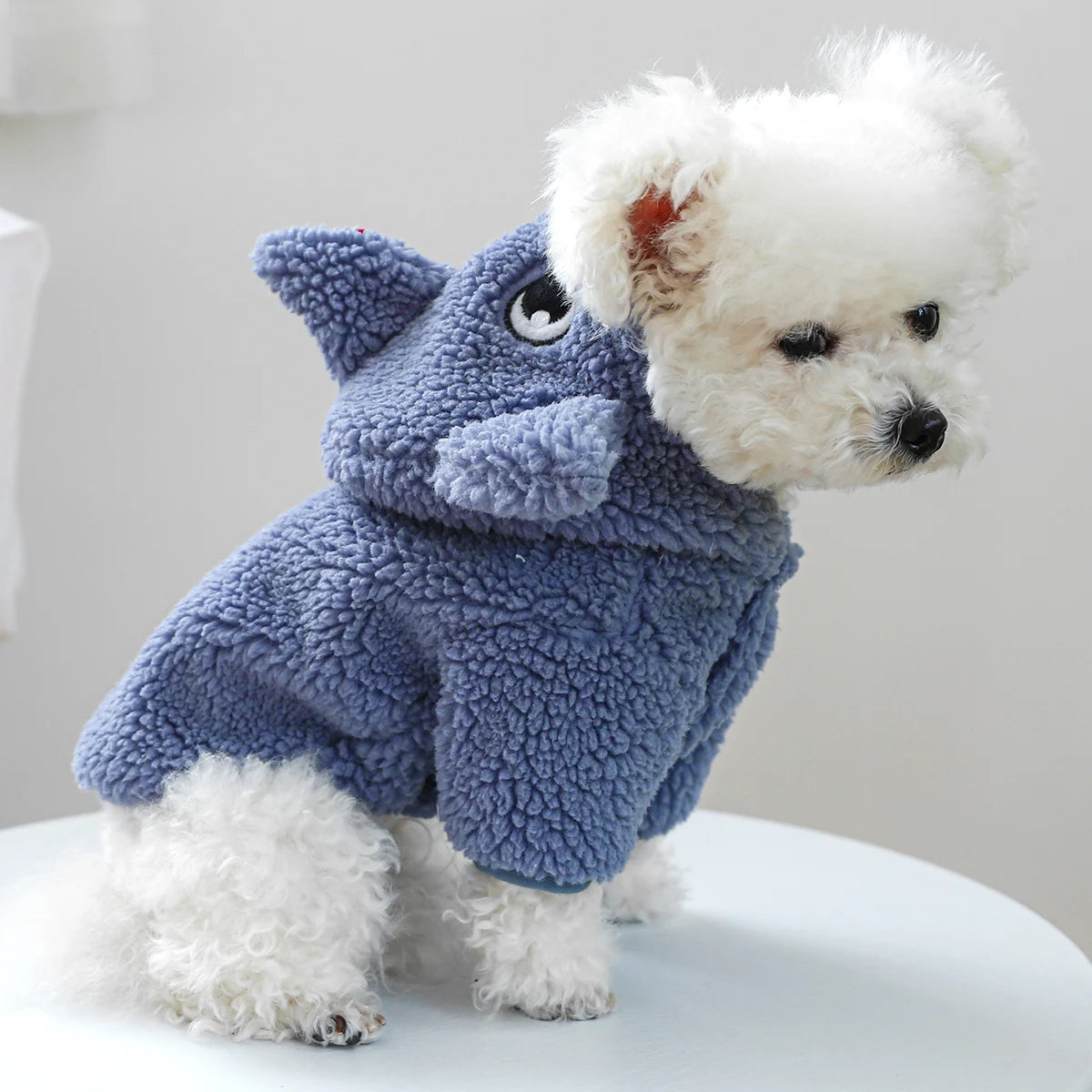 Bichon Frise Winter Cosplay Hoodie