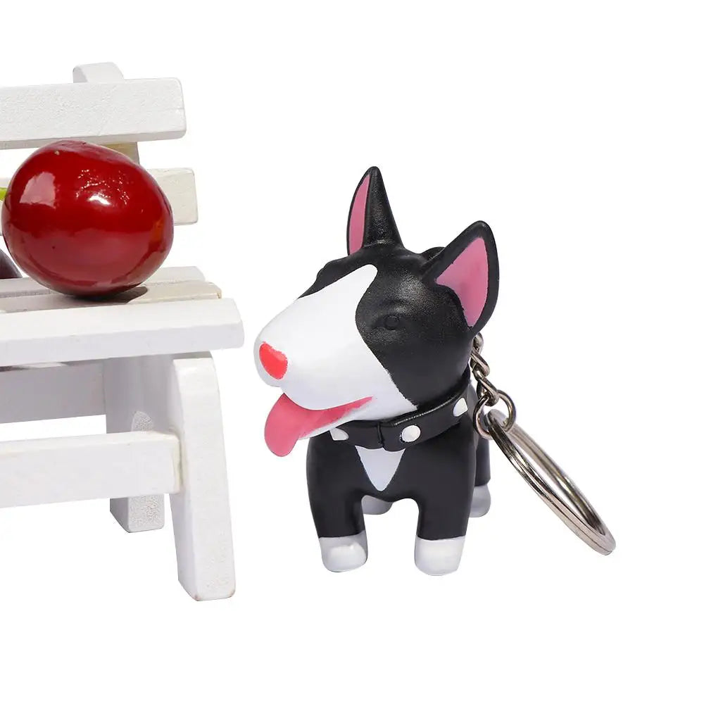 Bull Terrier Doll Keychain