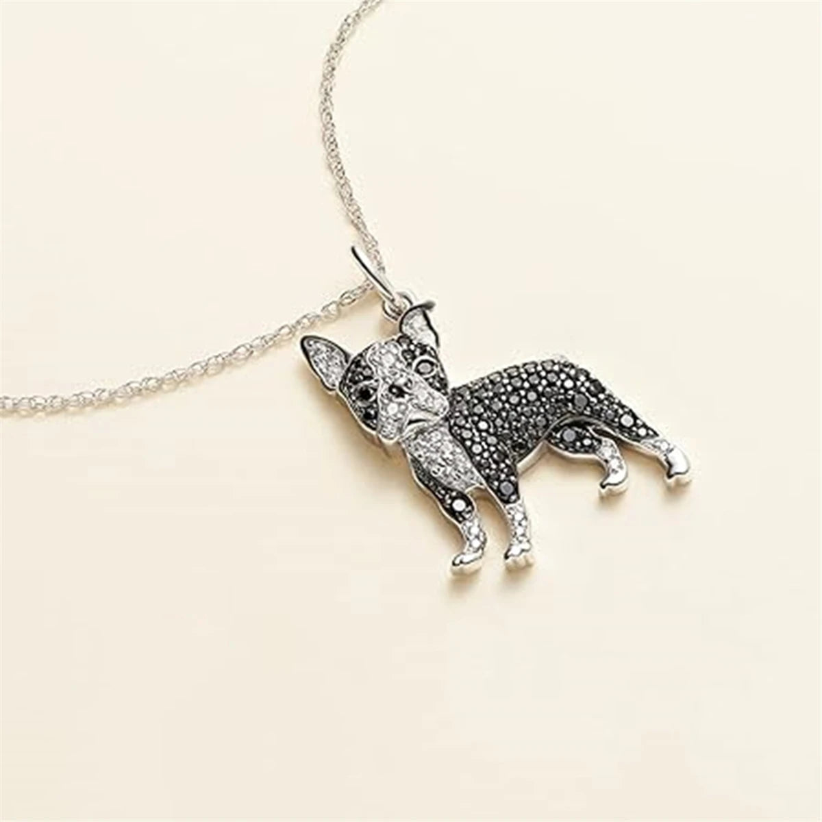 Exquisite Boston Terrier Pendant Necklace