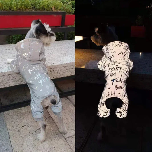 Reflective Schnauzer Winter Jumpsuits