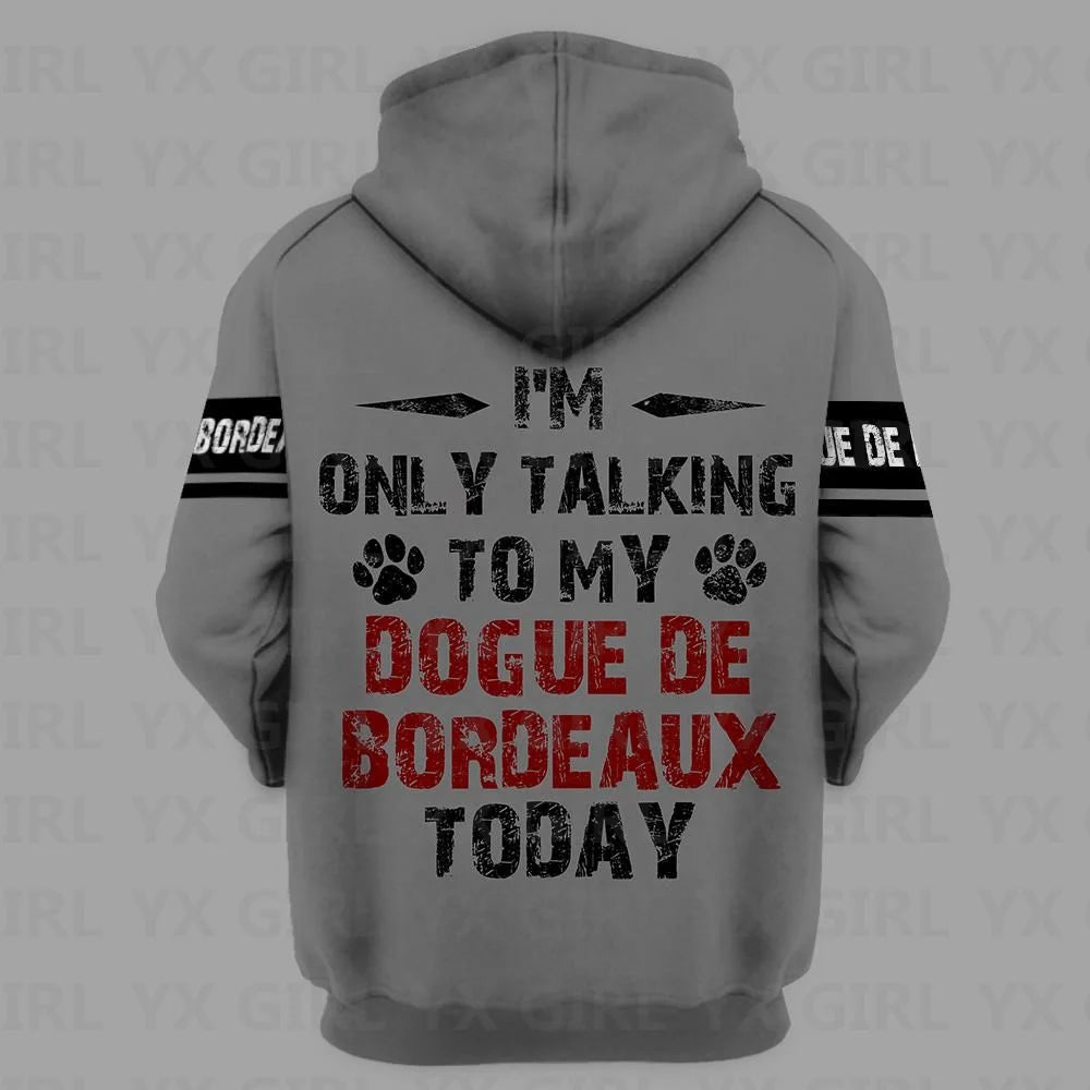 Talking To My Bordeaux Hoodie